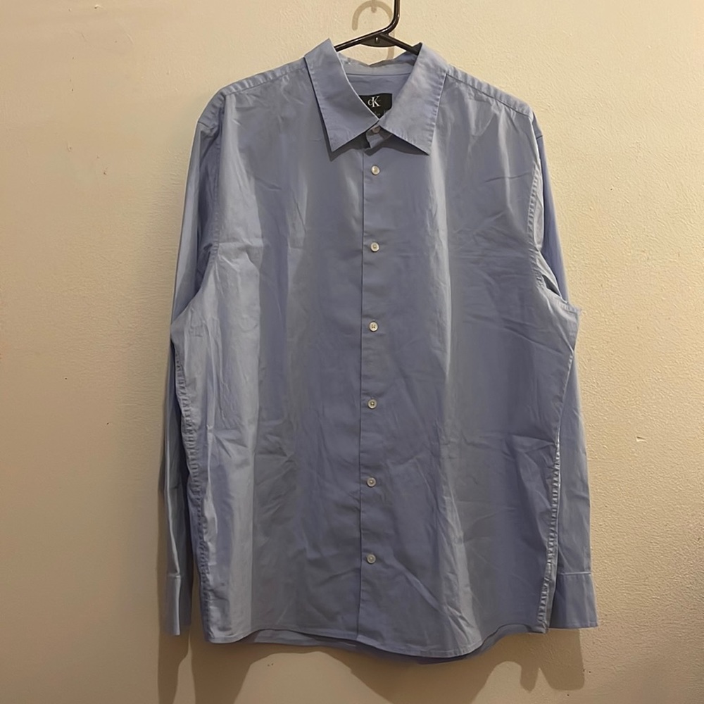 XL Calvin Klein light blue dress shirt